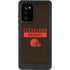 NFL Cleveland Browns Brown Performance Series Galaxy Note20 5G Waterproof Case