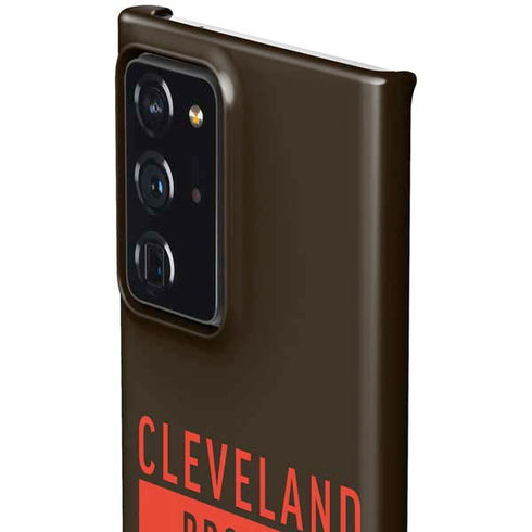 NFL Cleveland Browns Brown Performance Series Galaxy Note20 Ultra 5G Lite Case