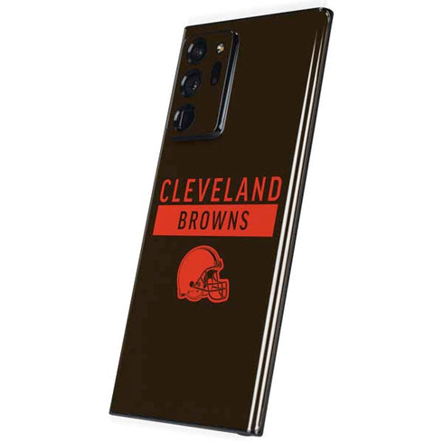 NFL Cleveland Browns Brown Performance Series Galaxy Note20 Ultra 5G Skin