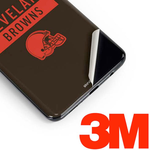 NFL Cleveland Browns Brown Performance Series Galaxy S10e Skin