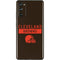 NFL Cleveland Browns Brown Performance Series Galaxy S20 Fan Edition Skin