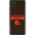 NFL Cleveland Browns Brown Performance Series Galaxy S20 Fan Edition Skin