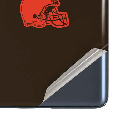 NFL Cleveland Browns Brown Performance Series Galaxy S20 Fan Edition Skin
