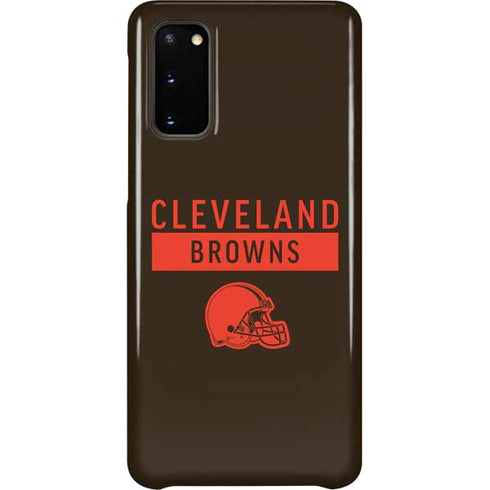 NFL Cleveland Browns Brown Performance Series Galaxy S20 Lite Case