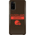 NFL Cleveland Browns Brown Performance Series Galaxy S20 Lite Case