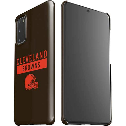 NFL Cleveland Browns Brown Performance Series Galaxy S20 Lite Case
