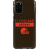 NFL Cleveland Browns Brown Performance Series Galaxy S20 Plus Pro Case