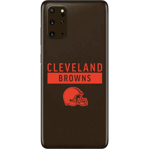 NFL Cleveland Browns Brown Performance Series Galaxy S20 Plus Skin