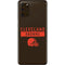 NFL Cleveland Browns Brown Performance Series Galaxy S20 Plus Skin