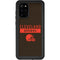 NFL Cleveland Browns Brown Performance Series Galaxy S20 Plus Waterproof Case