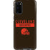 NFL Cleveland Browns Brown Performance Series Galaxy S20 Pro Case