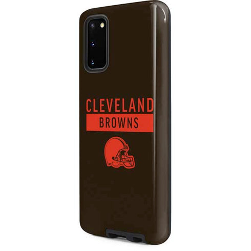 NFL Cleveland Browns Brown Performance Series Galaxy S20 Pro Case