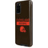 NFL Cleveland Browns Brown Performance Series Galaxy S20 Pro Case