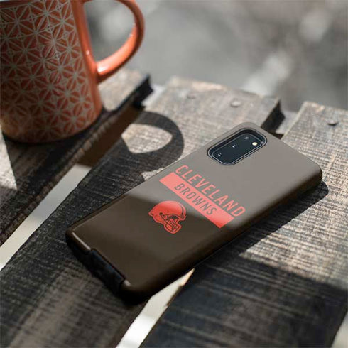 NFL Cleveland Browns Brown Performance Series Galaxy S20 Pro Case