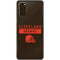 NFL Cleveland Browns Brown Performance Series Galaxy S20 Skin
