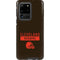 NFL Cleveland Browns Brown Performance Series Galaxy S20 Ultra 5G Pro Case
