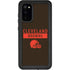 NFL Cleveland Browns Brown Performance Series Galaxy S20 Waterproof Case