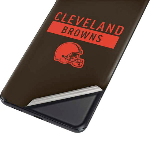 NFL Cleveland Browns Brown Performance Series Galaxy S21 5G Skin