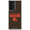 NFL Cleveland Browns Brown Performance Series Galaxy S21 Ultra 5G Clear Case
