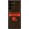 NFL Cleveland Browns Brown Performance Series Galaxy S21 Ultra 5G Skin
