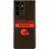 NFL Cleveland Browns Brown Performance Series Galaxy S21 Ultra 5G Skin