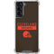 NFL Cleveland Browns Brown Performance Series Galaxy S22 Clear Case