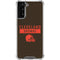 NFL Cleveland Browns Brown Performance Series Galaxy S22 Plus Clear Case