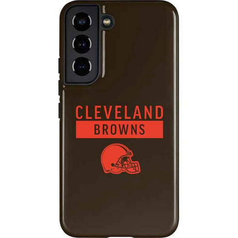 NFL Cleveland Browns Brown Performance Series Galaxy S22 Pro Case