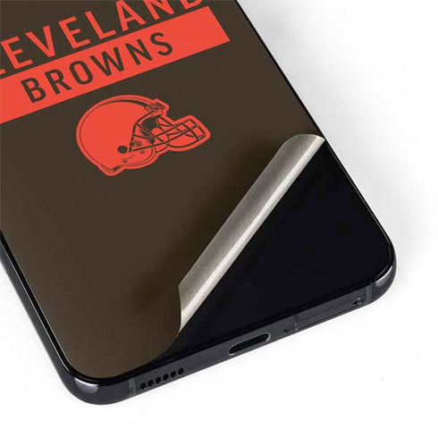 NFL Cleveland Browns Brown Performance Series Galaxy S22 Skin
