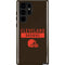 NFL Cleveland Browns Brown Performance Series Galaxy S22 Ultra Pro Case