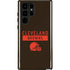 NFL Cleveland Browns Brown Performance Series Galaxy S22 Ultra Pro Case