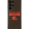 NFL Cleveland Browns Brown Performance Series Galaxy S22 Ultra Skin