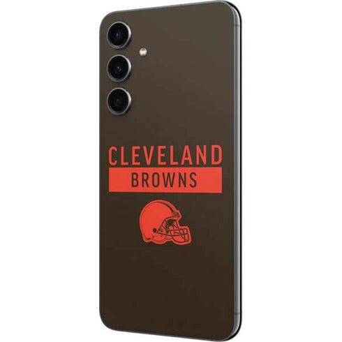 NFL Cleveland Browns Brown Performance Series Galaxy S23 FE Skin