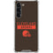 NFL Cleveland Browns Brown Performance Series Galaxy S23 Plus Clear Case