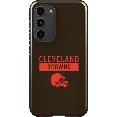 NFL Cleveland Browns Brown Performance Series Galaxy S23 Plus Pro Case