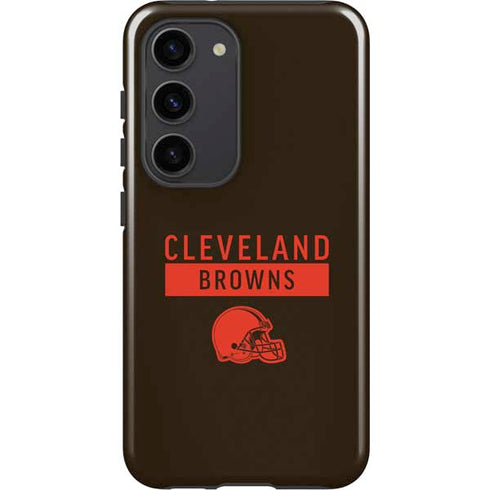 NFL Cleveland Browns Brown Performance Series Galaxy S23 Pro Case