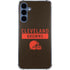 NFL Cleveland Browns Brown Performance Series Galaxy S24 Clear Case