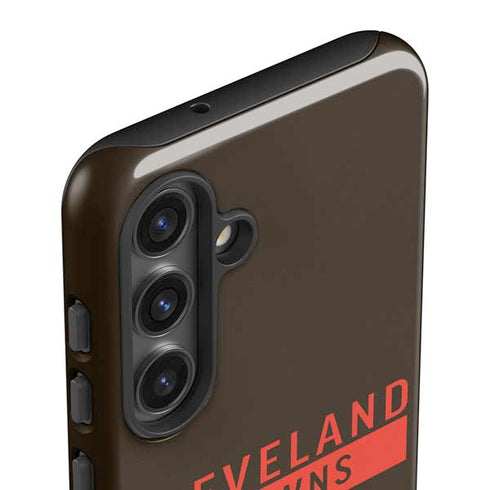 NFL Cleveland Browns Brown Performance Series Galaxy S24 Impact Case