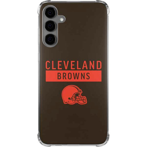 NFL Cleveland Browns Brown Performance Series Galaxy S24 Plus Clear Case