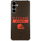 NFL Cleveland Browns Brown Performance Series Galaxy S24 Plus Clear Case