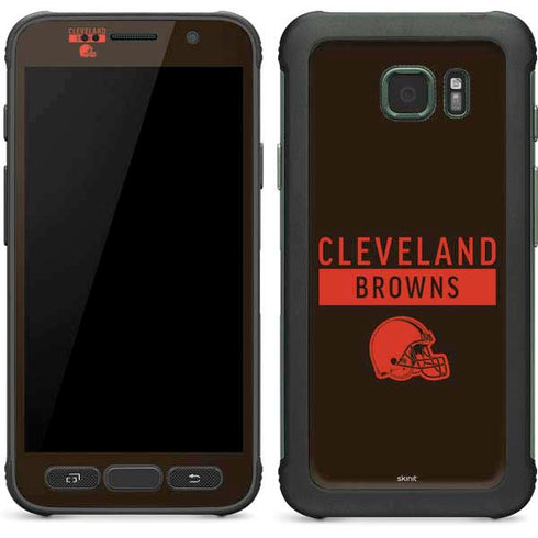 NFL Cleveland Browns Brown Performance Series Galaxy S7 Active Skin