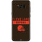 NFL Cleveland Browns Brown Performance Series Galaxy S8 Plus Skin