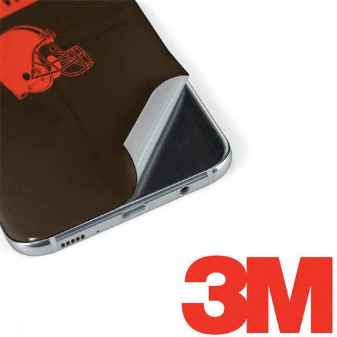 NFL Cleveland Browns Brown Performance Series Galaxy S8 Skin