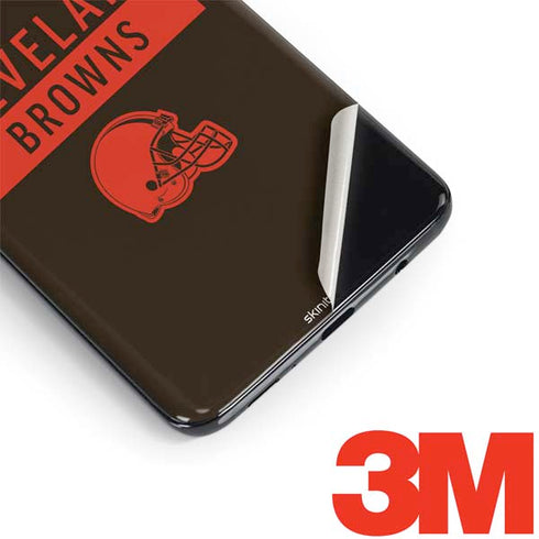 NFL Cleveland Browns Brown Performance Series Galaxy S9 Plus Skin