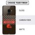 NFL Cleveland Browns Brown Performance Series Galaxy S9 Skin
