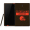 NFL Cleveland Browns Brown Performance Series Samsung Galaxy Tab Skin
