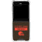 NFL Cleveland Browns Brown Performance Series Galaxy Z Flip5 5G Clear Case
