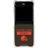 NFL Cleveland Browns Brown Performance Series Galaxy Z Flip5 5G Clear Case