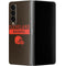 NFL Cleveland Browns Brown Performance Series Galaxy Z Fold4 5G Skin
