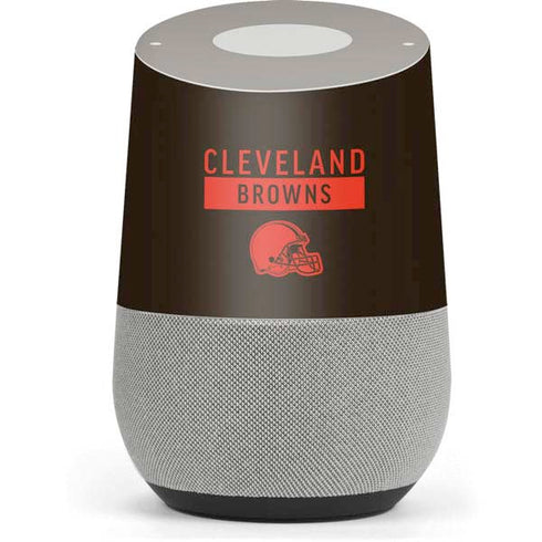 NFL Cleveland Browns Brown Performance Series Google Home Skin